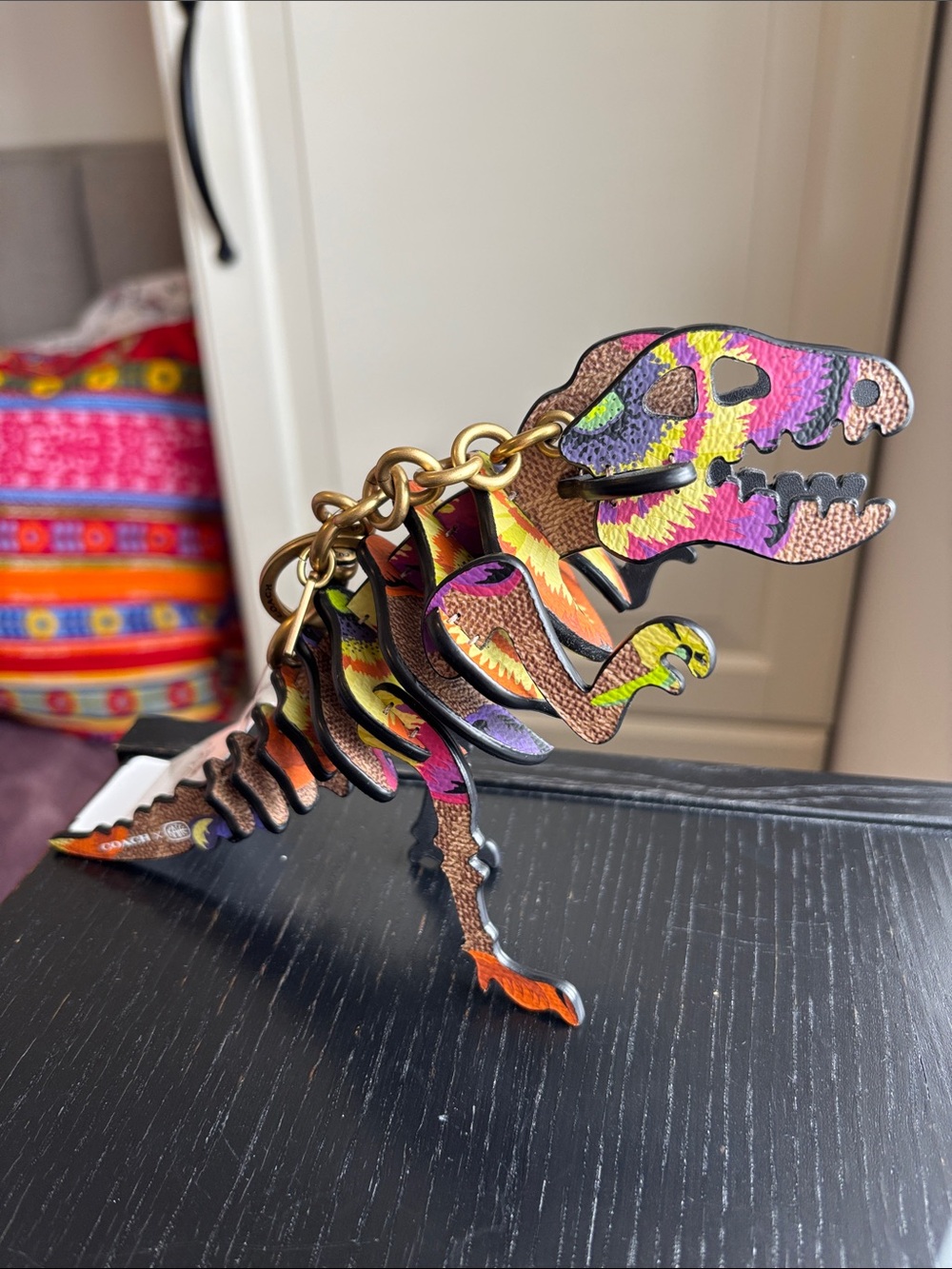RARE Coach x Kaffe Rexy Bag Charm NWT